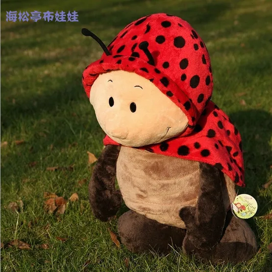 Подарок для ребенка 1 шт. 35 см NICI супер мягкая божья коровка жук соска плюшевая