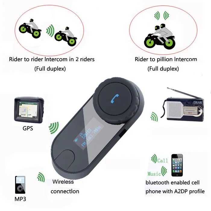 Ru сток, 2 шт FreedConn мотоциклетный шлем домофон TCOM-SC мотоцикл Bluetooth гарнитура с ЖК-экраном с fm-радио