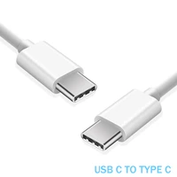 type c male to male usb c cable mobile phone fast charging pd charger cable for macbook laptop huawei p30 samsung usbc cord wire