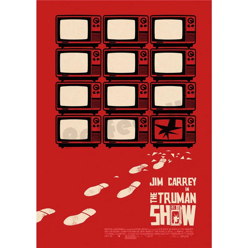 Декор для дома Truman Show плакат из крафт фильма наклейки на стену|wall sticker|home