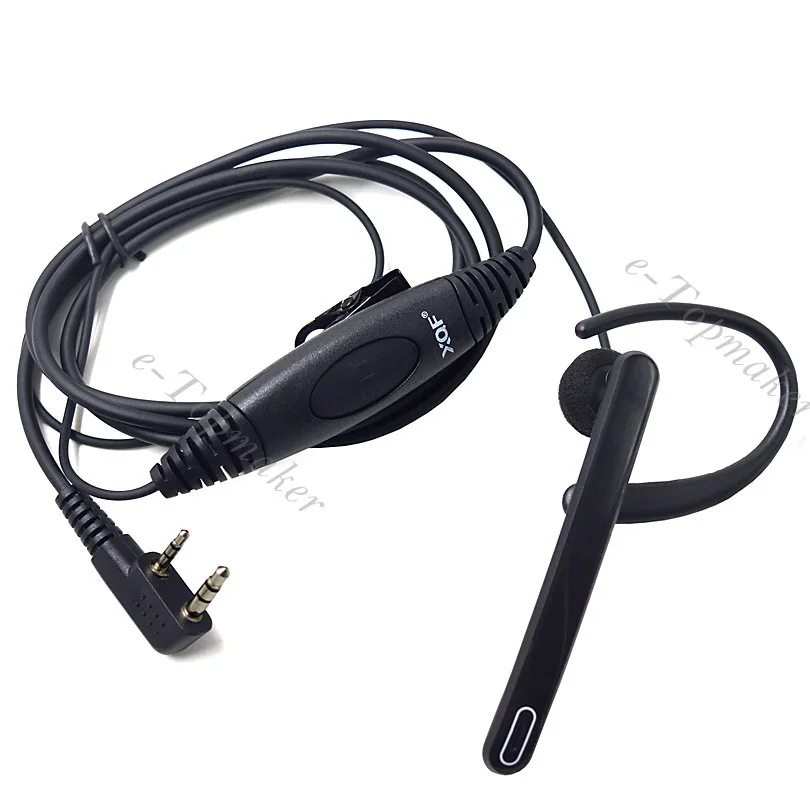 XQF 2 контактный зажим для наушников гарнитура с микрофоном PTT раций Baofeng|ptt radio|headset