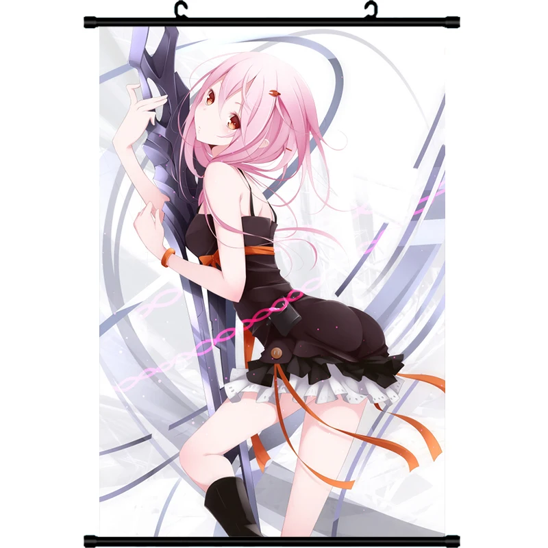 Японское аниме Guilty Crown сексуальная девушка YUZURIHA INORI домашний декор настенные