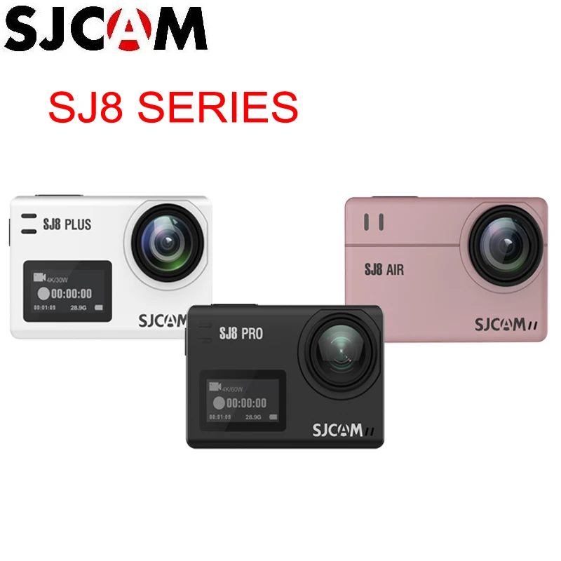 Оригинальная Экшн-камера SJCAM SJ8 серии SJ8 Air/SJ8 Plus/SJ8 Pro для экстремальных видов спорта, WiFi, пульт дистанционного управления, водонепроницаемая Спортивная DV
