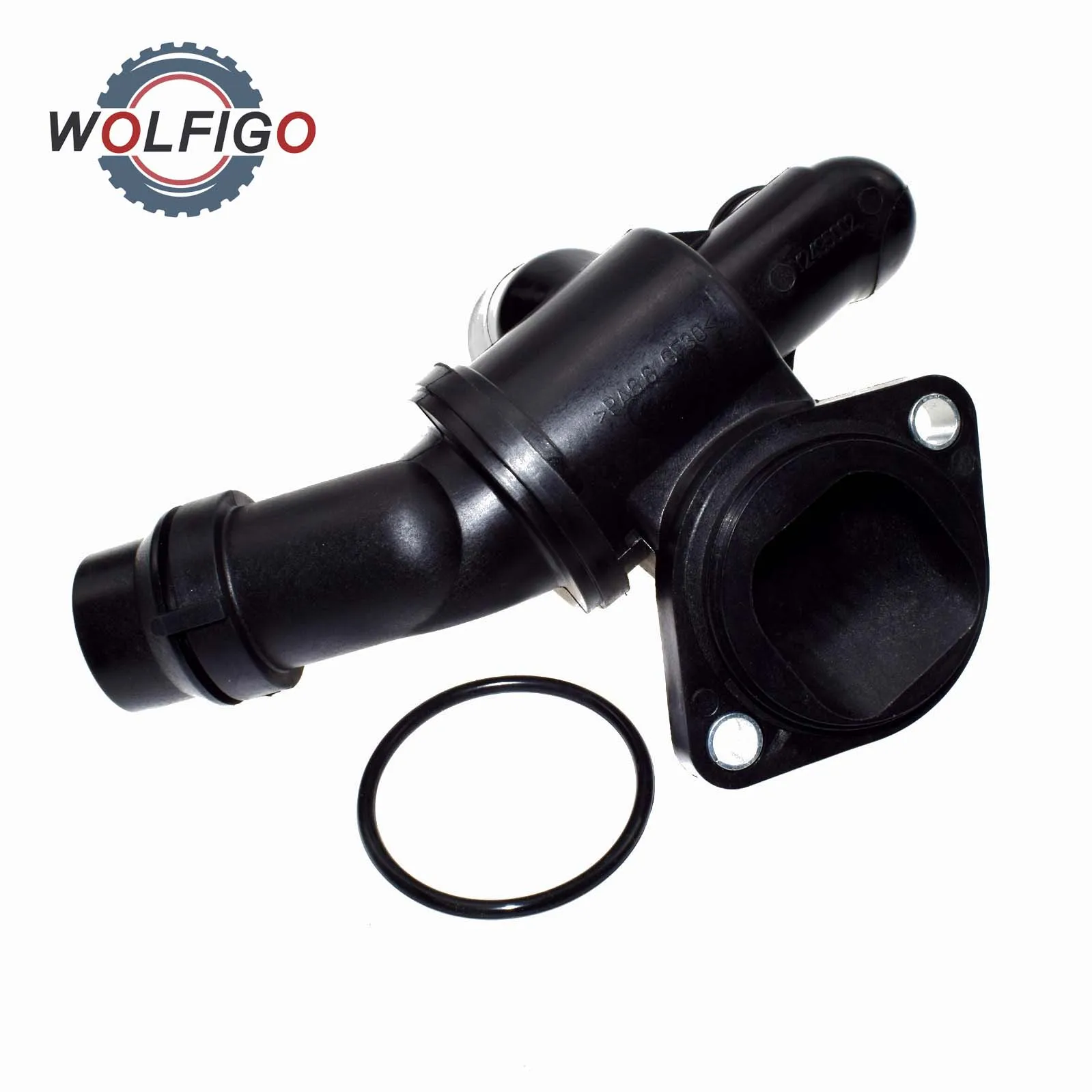 Корпус термостата охлаждающей жидкости двигателя WOLFIGO для Audi A3 TT VW Eos GTI Jetta Passat OEM