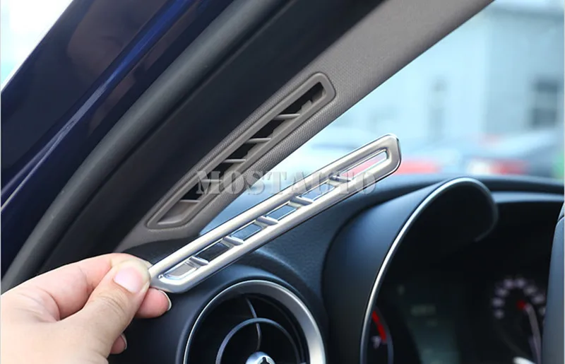 2 шт. накладки на решетку вентиляционного отверстия для Alfa Romeo Giulia 2017 2021|dashboard air
