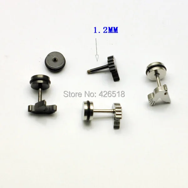 Серьги гвоздики голубь птица мира из титановой стали 2 цвета|earring chain|earrings gemssteel