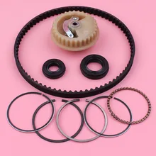 Camshaft Pulley Gear Timing Belt 39mm Piston Rings Oil Seal Set For Honda GX35 GX 35 Lawn Mower Small Engine Part