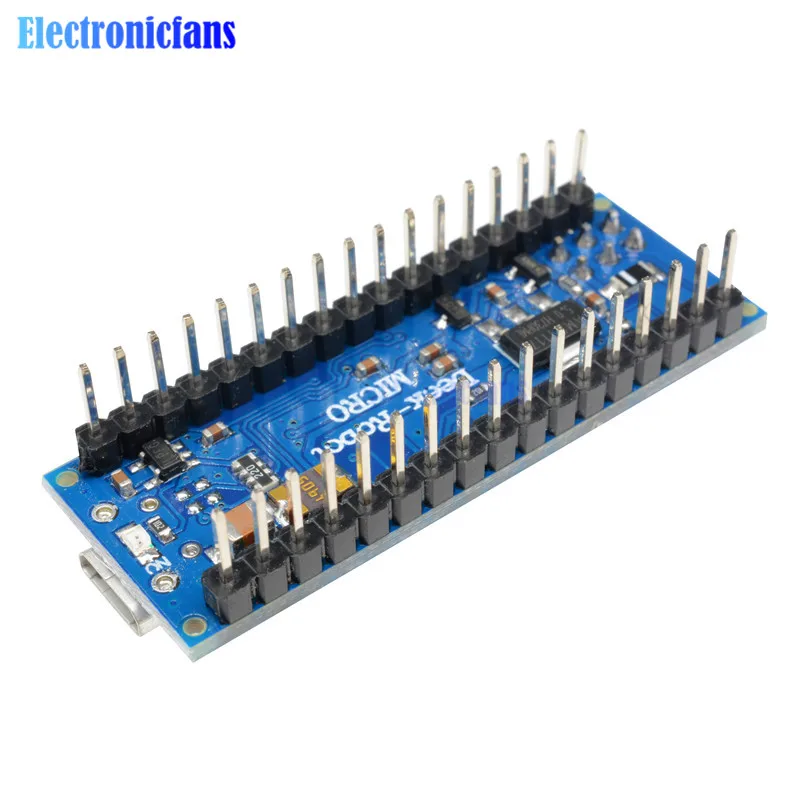Микро ATmega32u4 5 в 16 МГц Микроконтроллер плата совместима с Arduino Mirco заменить Pro мини