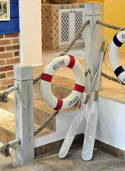 Спасательное кольцо Добро пожаловать на борт украшение для дома в морском