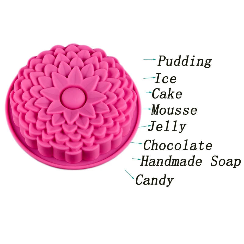 1 шт. силиконовая антипригарная форма для выпечки в виде подсолнуха пирога Желе