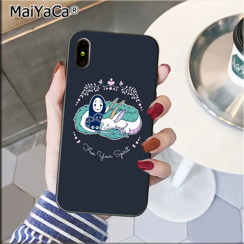 1 MaiYaCa милый унесенный призраками аниме Ghibli Миядзаки Coque чехол для телефона для Apple iPhone 11 pro max 8 7 6 6S Plus X XS MAX 5 5S SE XR - Цвет: 1