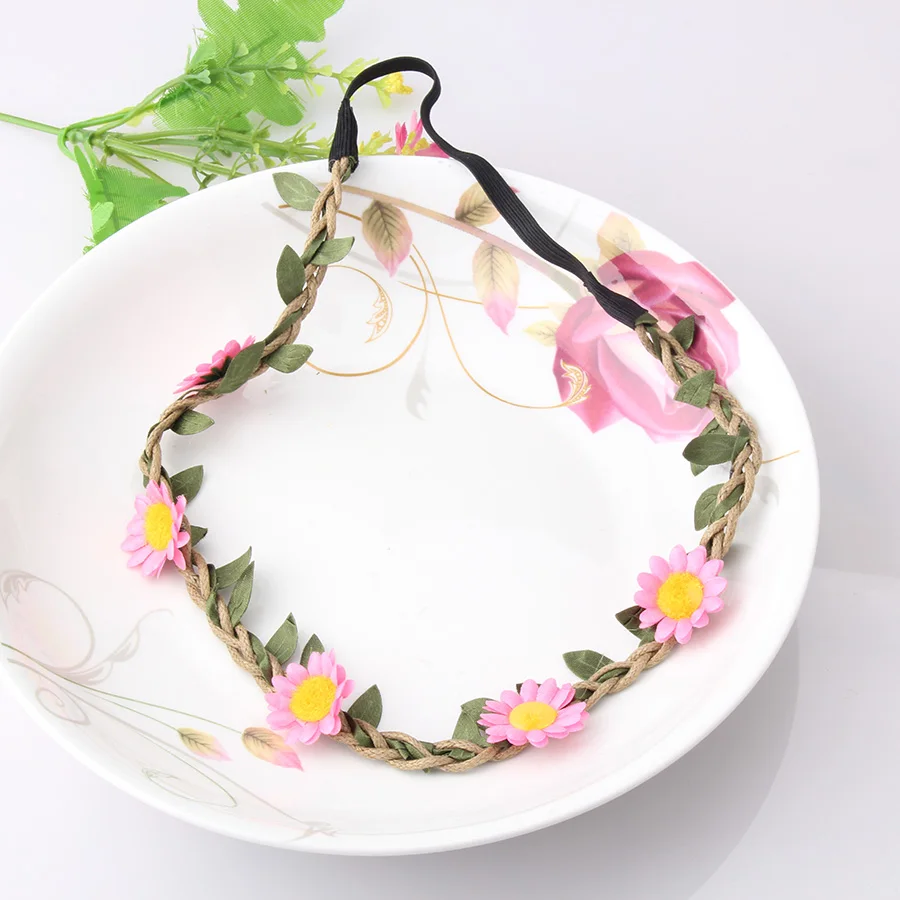 2020 горячая Распродажа модные женские богемные пляжные цветочные повязки на