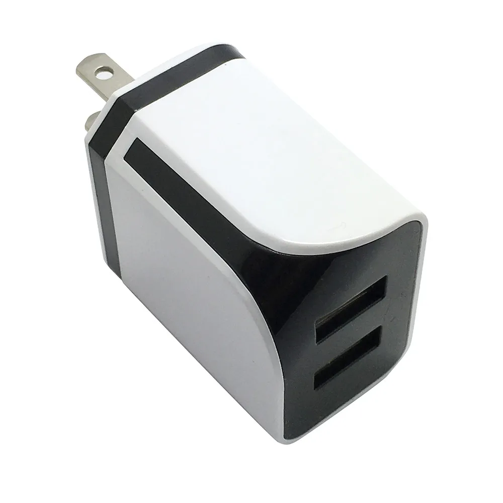 Новое настенное зарядное устройство с двумя usb портами для домашнего путешествия