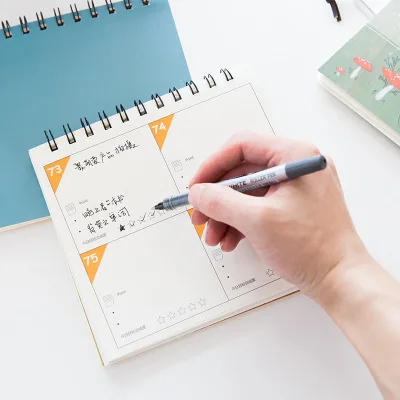 

K&KBOOK Countdown Calendar Daily For 100 Days Learning Schedule Periodic Planner Agenda Organizer School Paper Notebook Diary