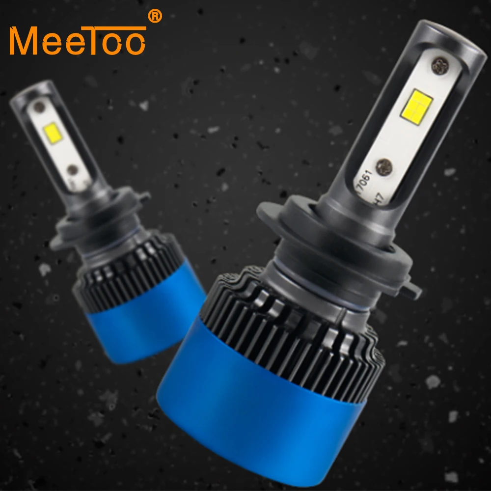 H7 светодиодный фонарь H4 фара для автомобиля 12 В 9005 HB3 HB4 H11 9004 9007 CSP светильник льда