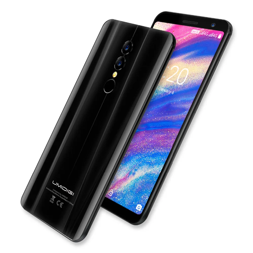 UMIDIGI A1 Pro Глобальный Версия смартфона Face ID 5 дюймов 3 ГБ 16 MT6739 4 ядра 3150 мАч Android 8 1 13MP