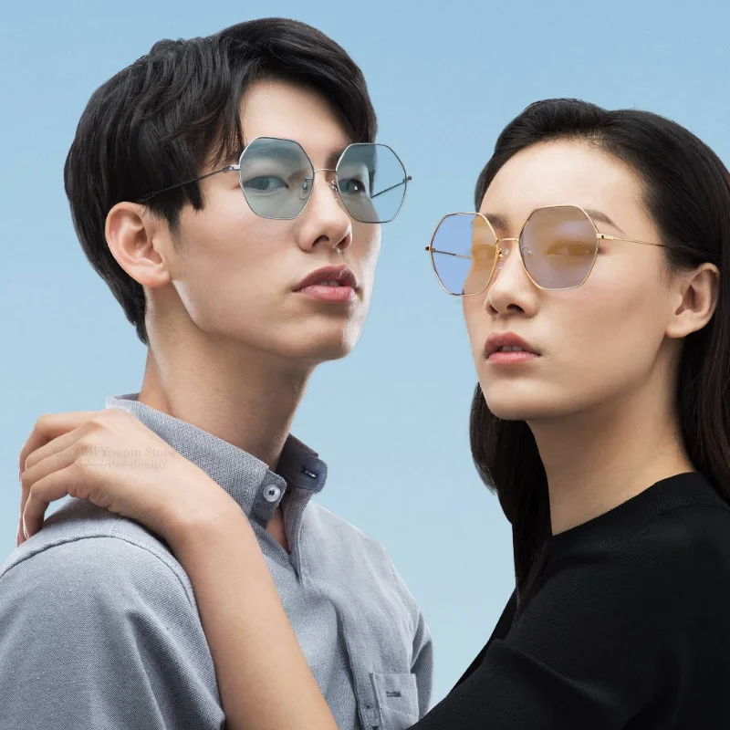 Xiaomi Mijia TS нейлоновые поляризованные солнцезащитные очки кошачий глаз/Геометрические очки UV400 Модные унисекс антибликовые 24g светильник удобный