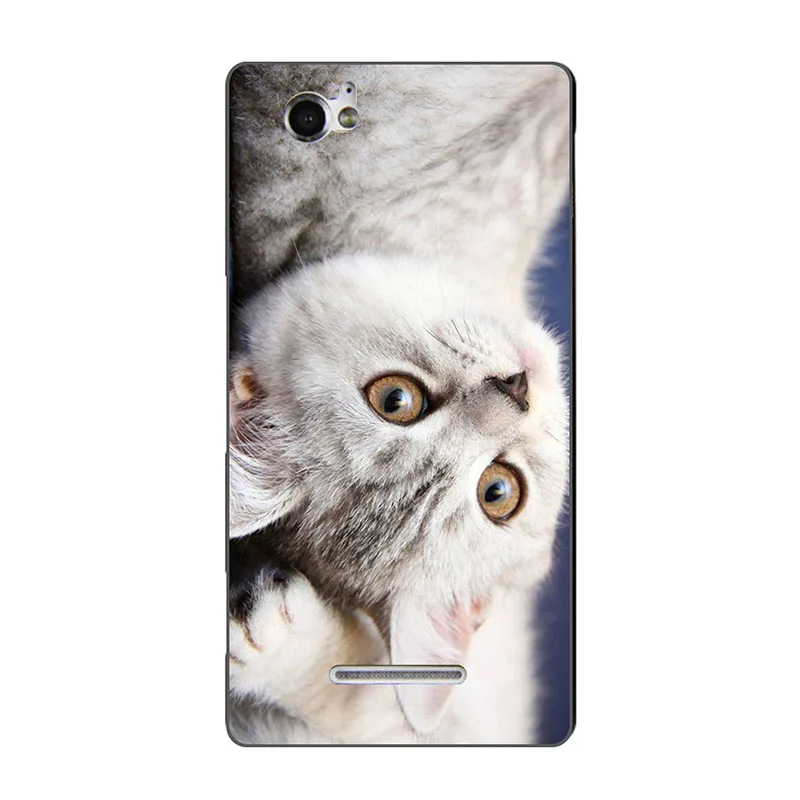 Милый модный чехол с цветочным рисунком для sony Xperia M Dual C1905 C1904 C2004 C2005, чехол с рисунком s, чехол для телефона, Fundas Coque Shell - Цвет: A142