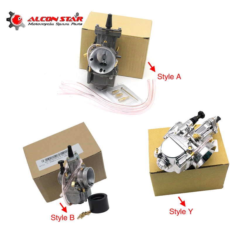 Alconstar 21 24 26 28 30 32 34 мм серый серебристый мотоциклетный карбюратор PWK с силовым