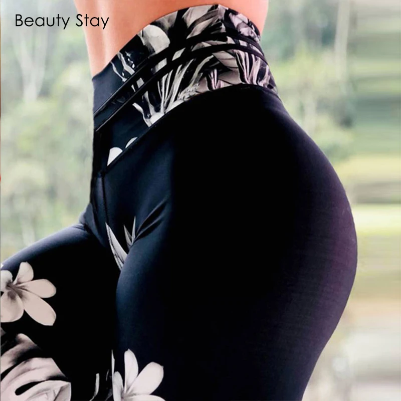 Женские леггинсы с высокой талией Beauty Stay Летние повседневные облегающие брюки до