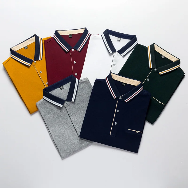 Джунгли ZONE 2019 Новый высокое качество Tops &amp Tees Для мужчин поло из чистого