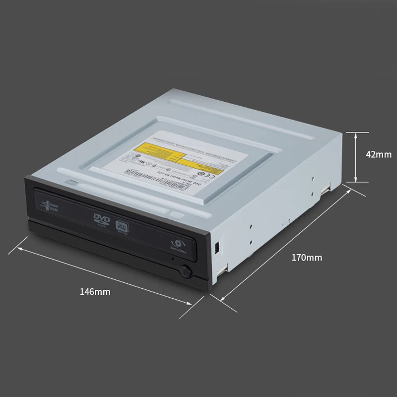 Универсальный Внутренний SATA Оптический привод для ASUS DELL HP ACER TOSHIBA LENOVO 24x DVD RW с