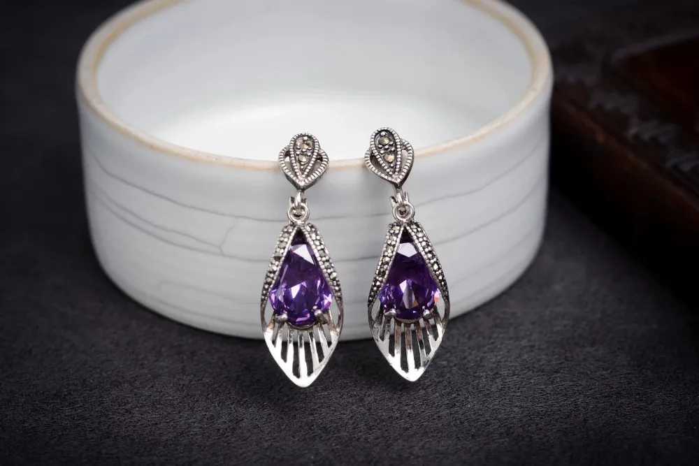 Brinco свадебные серьги moda pendientes дизайнерские классические 925 пробы Серьги с