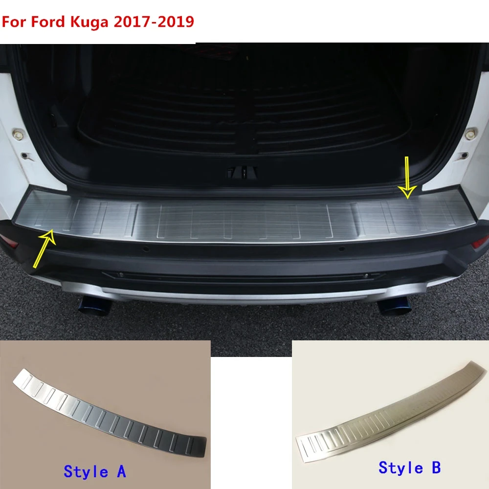 Для Ford Kuga 2017 2018 2019 Автомобильный Чехол задний бампер багажник порог двери Внешний