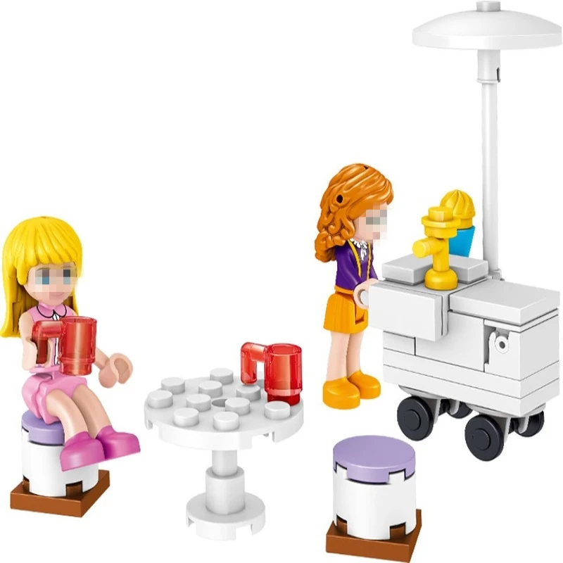 Совместимый с друзьями Brady Happy Park серии экшн строительные блоки модель набор 429 шт.