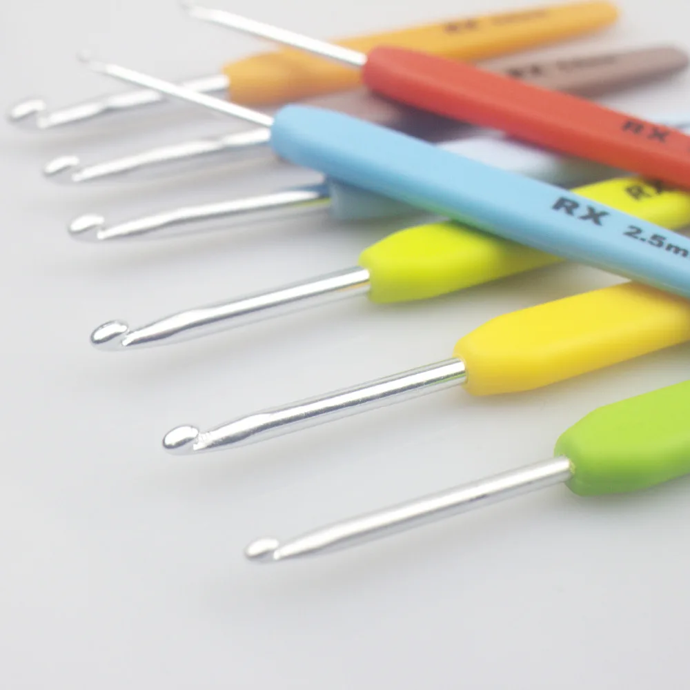 Новое поступление 1 набор 8 шт 14 см многоцветные спицы пластиковые ручки