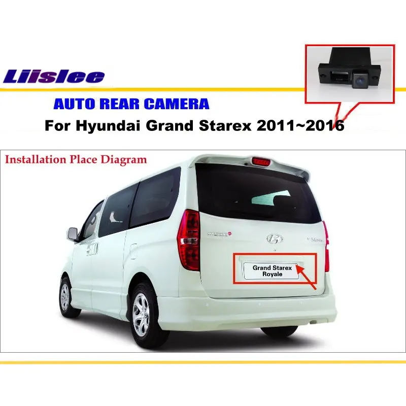 

Car Parking Backup Camera For Hyundai Grand Starex 2011~2016 Rear View License Plate Light OEM HD CCD RCA NTST PAL Night Vision