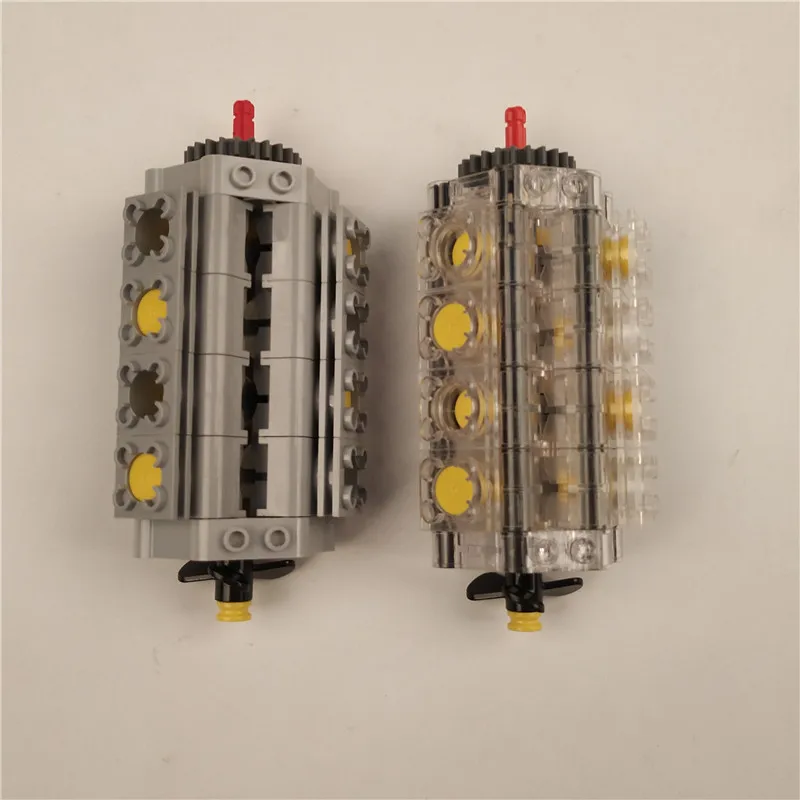 1 компл. V8 двигатель цилиндр Technic автомобильные блоки силовой двигатель модель цилиндра Строительные Кирпичи Игрушка совместима с 2850B 32333 2852