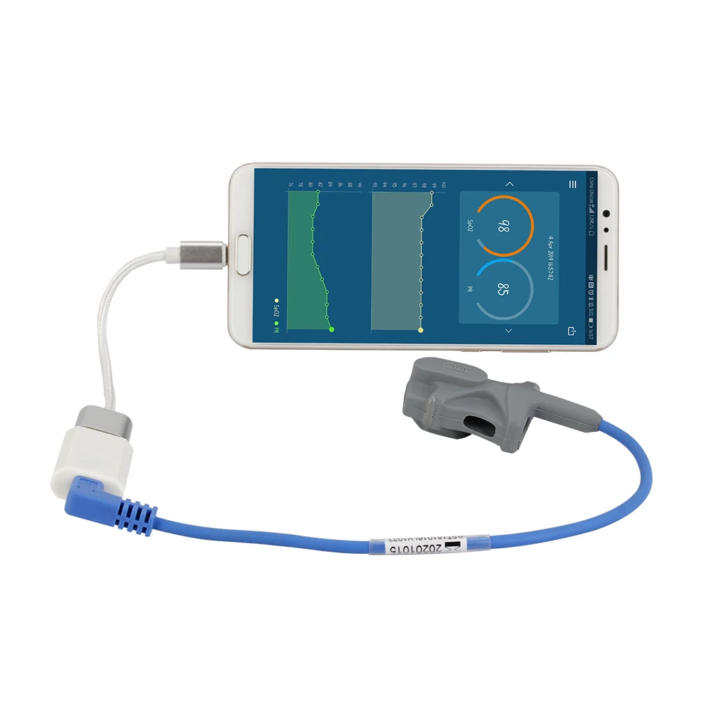USB пальцевой Пульсоксиметр для сна для детей и взрослых, для телефона на базе Android, с функцией OTG, портативный кислород для насыщения крови, SPO2, PR, Oximetro