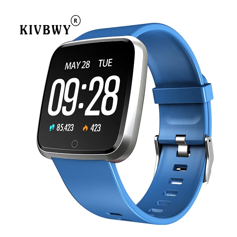 Kivbwy Смарт-часы браслет кровяное давление кислород спортивный трекер smartwatch
