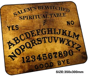 Ouija игровой коврик для мыши 350x300x3 мм, игровой коврик для мыши, великолепные аксессуары для ноутбука и ПК, padmouse, мультяшный эргономичный коврик