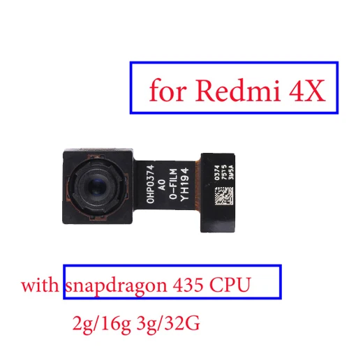 Новый оригинальный протестированный шлейф для задней камеры Xiaomi Redmi 4 Pro 4X 4A Note global