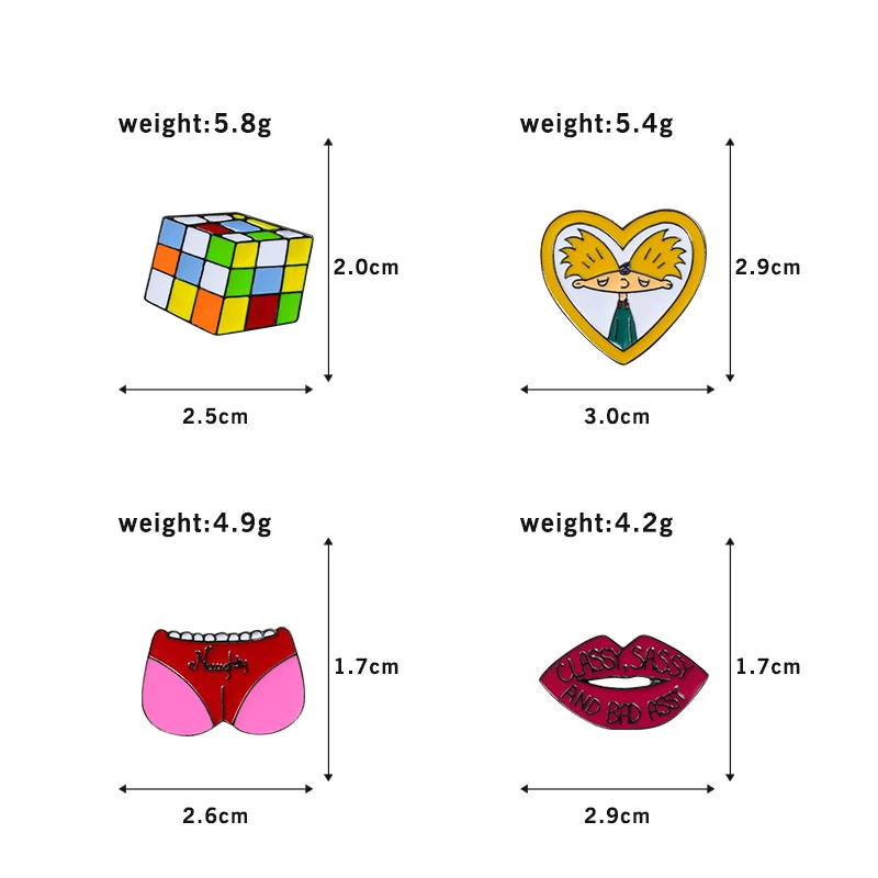 Оригинальные креативные броши булавки Сексуальные Разноцветные кубические с