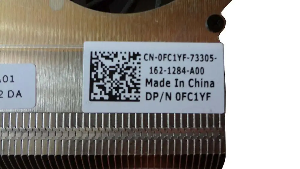 Бесплатная доставка радиатор ЦП и вентилятор для Dell Inspiron M5030 0FC1YF FC1YF|Кулеры