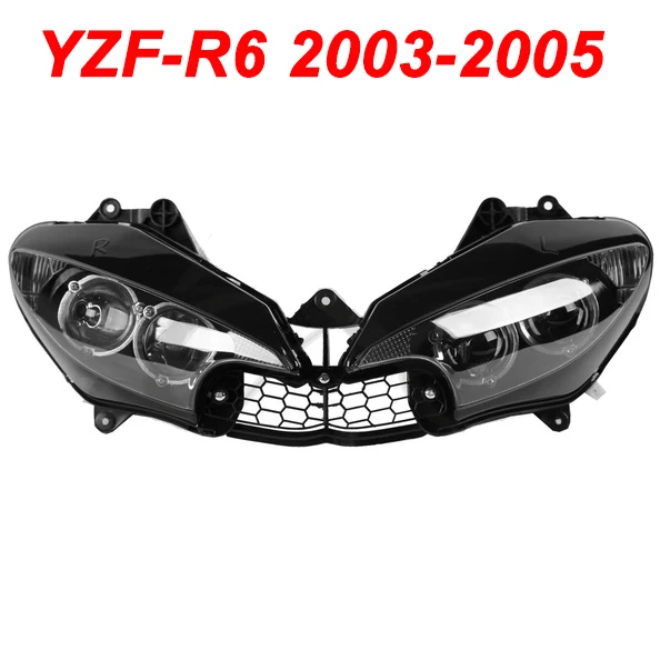 Передняя фара для мотоцикла 03-05 Yamaha YZFR6 YZF R6 YZF-R6 прозрачная 2003 2004 2005 |