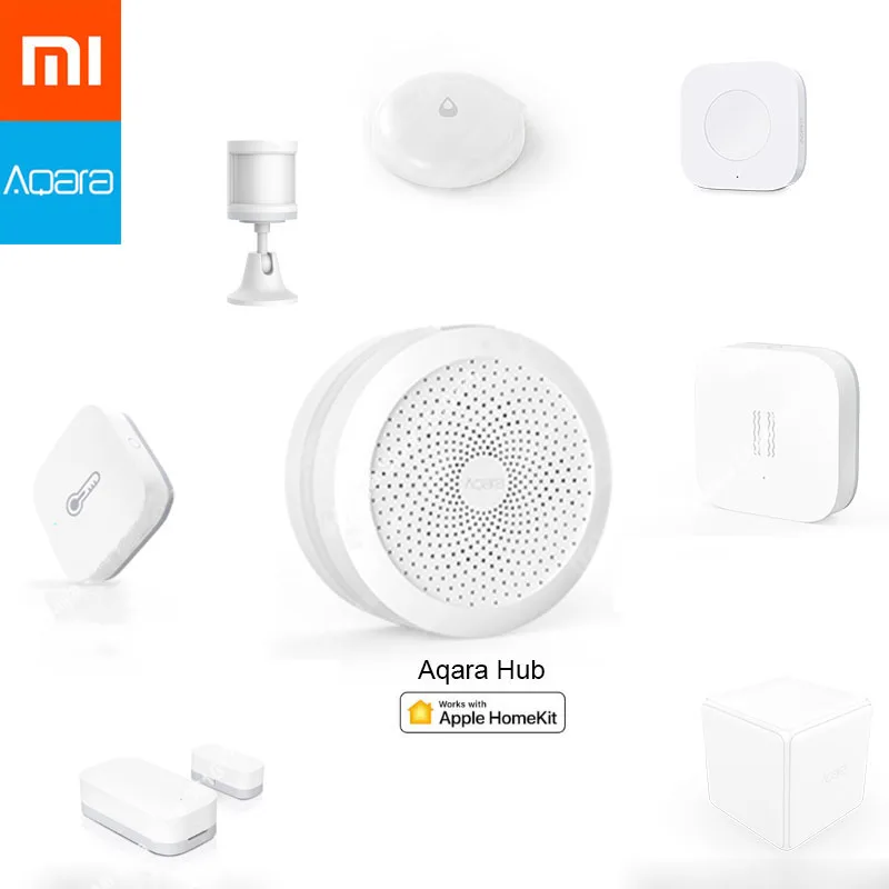 Оригинальный Xiaomi Mijia AQARA шлюз концентратор двери и окна датчик удара тела