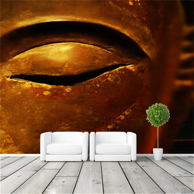 Объемная большая настенная роспись фотообои с глазом Будды искусство шелковая