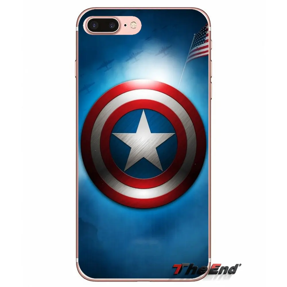images 6 Прозрачный мягкий чехол для Xiao mi 6 mi 6 A1 Max mi x 2 5X 6X Red mi Note 5 5A 4X 4A A4 4 3 Plus Pro captain Америка Shield - Цвет: images 6