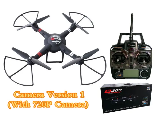 Большой Профессиональный радиоуправляемый Дрон Q303 2 4G 4CH 6 Axis One Aixs Gimbal 5 8G FPV rc