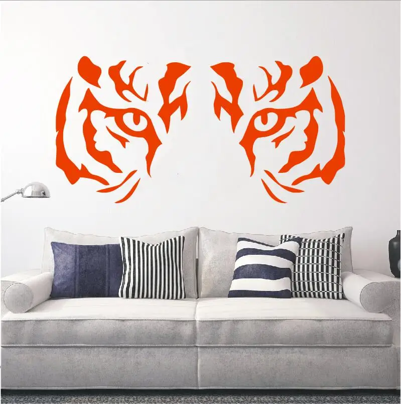YOYOYU Art Home Decor тигра с животным хищником Наклейка на стену Виниловая наклейка для
