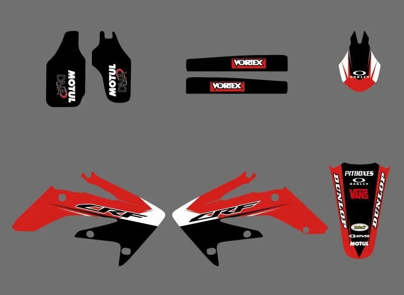 NICECNC 1 комплект Набор стикеров для мотоцикла и команды Honda CRF250R CRF250 CRF 250R 250 R 2006