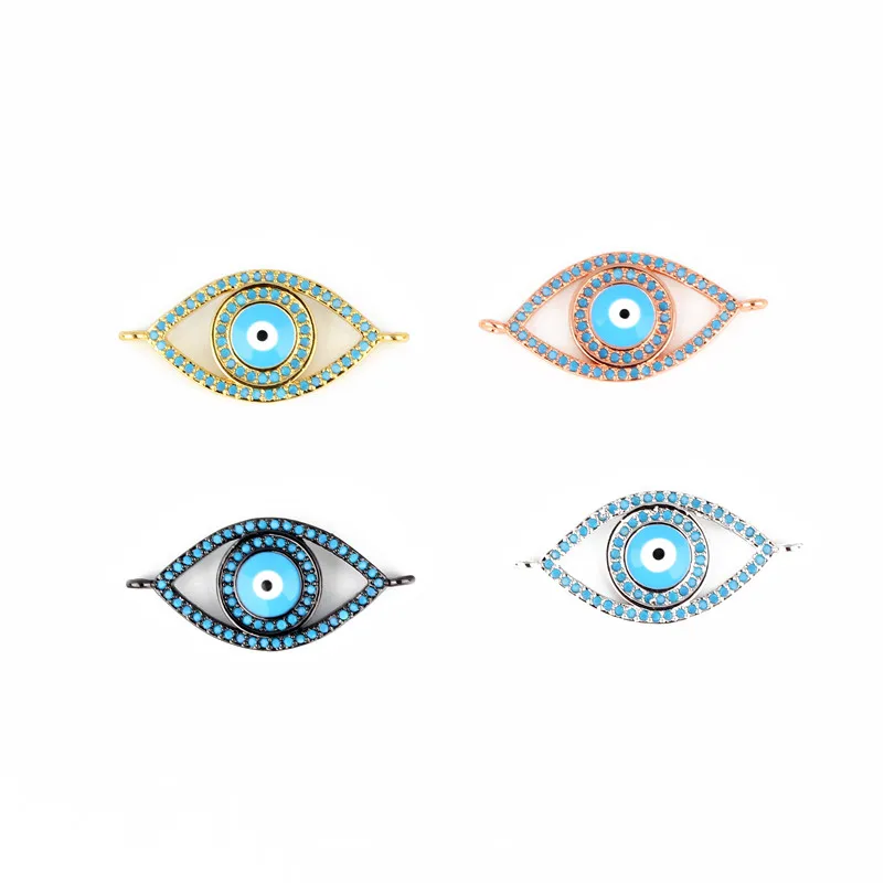 

WholeSale New Brand Big Kind Eye Pattern Connectors Findings Jewelry Making Supplies Charms for Necklace and Bracelets Accessory