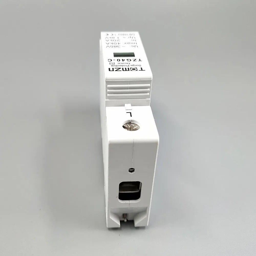 AC SPD 1P 20KA~ 40KA C~ 385V дом Защита от перенапряжения защитное Низковольтное устройство
