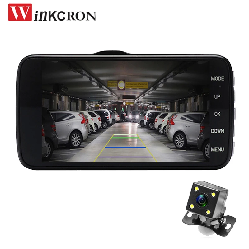 

4.0 inch IPS Car Dash Cam Full HD 1080P DVR Camera Video Recorder Auto DVR Video Registrator 170 Degree Night Vision G-Sensor