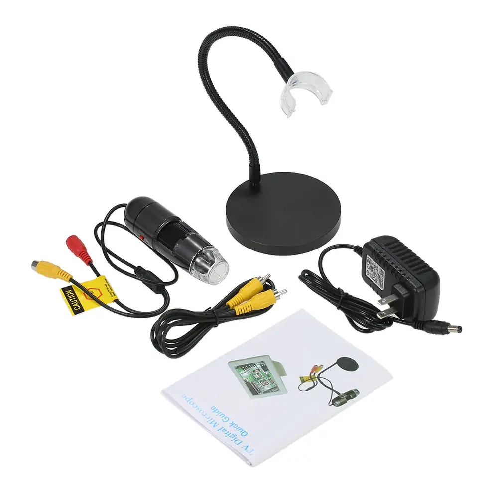 Мини цифровой usb микроскоп 8LED зум биологии Лупа с держателем 25X 600X видео microscopio 4 50
