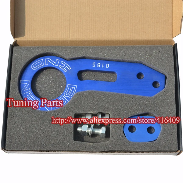 АНОДИРОВАННЫЙ АЛЮМИНИЙ С ЧПУ JDM БУКСИРНЫЙ КРЮК ПЕРЕДНЯЯ и ЗАДНИЙ КОМПЛЕКТ